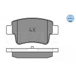 Piduriklotsi komplekt, ketaspidur MEYLE 025 243 4917/W
