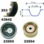 Hammasrihma komplekt MAPCO 23842
