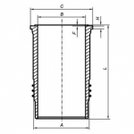 Silindrih&uuml;lss MAHLE ORIGINAL 037 WN 48 01
