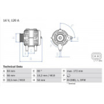 Generaator BOSCH 0 986 049 990