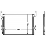 Kondensaator, kliimaseade MAHLE ORIGINAL AC 524 000S