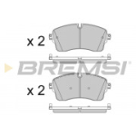 Piduriklotsi komplekt, ketaspidur BREMSI BP3825
