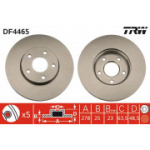 Piduriketas TRW DF4465