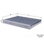 Filter, salongi&otilde;hk MAHLE ORIGINAL LAK 467/S