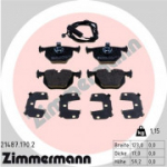 Piduriklotsi komplekt, ketaspidur ZIMMERMANN 21487.170.2