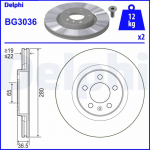 Piduriketas DELPHI BG3036
