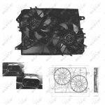 Ventilaator, mootorijahutus NRF 47674