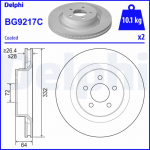 Piduriketas DELPHI BG9217C