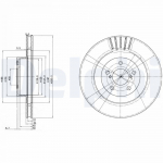 Piduriketas DELPHI BG3413