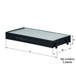 Filter, salongi&otilde;hk MAHLE ORIGINAL LA 221/S