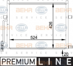 Kondensaator, kliimaseade HELLA 8FC 351 038-201