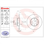 Piduriketas BREMBO 08.7637.10
