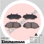 Piduriklotsi komplekt, ketaspidur ZIMMERMANN 23302.180.1