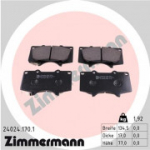 Piduriklotsi komplekt, ketaspidur ZIMMERMANN 24024.170.1