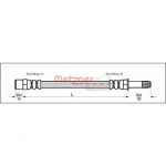 Pidurivoolik METZGER 4110347