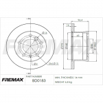 Piduriketas FREMAX BD-0183