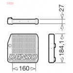 Soojusvaheti, salongik&uuml;te DENSO DRR09076