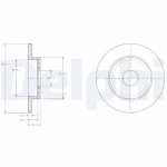 Piduriketas DELPHI BG3761