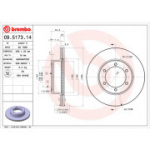 Piduriketas BREMBO 09.5173.14