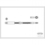 Pidurivoolik CORTECO 19032243