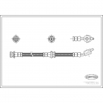 Pidurivoolik CORTECO 19032238