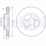 Piduriketas DELPHI BG4562C