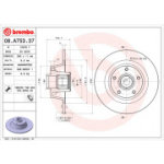 Piduriketas BREMBO 08.A753.37