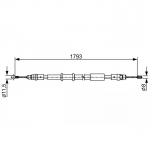 Tross, seisupidur BOSCH 1 987 482 550