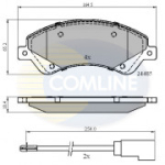 Piduriklotsi komplekt, ketaspidur COMLINE CBP21511