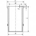 Silindrih&uuml;lss MAHLE ORIGINAL 003 WN 25 01
