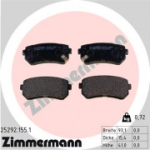 Piduriklotsi komplekt, ketaspidur ZIMMERMANN 25292.155.1