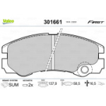 Piduriklotsi komplekt,ketaspidur VALEO 301661