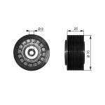 Seade ja juhtrull, soonrihm GATES T36304