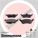 Piduriklotsi komplekt, ketaspidur ZIMMERMANN 24036.165.1