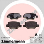 Piduriklotsi komplekt, ketaspidur ZIMMERMANN 24926.165.1