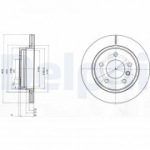 Piduriketas DELPHI BG3041C