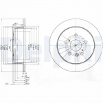 Piduriketas DELPHI BG3779