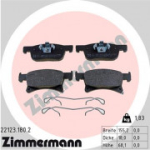 Piduriklotsi komplekt, ketaspidur ZIMMERMANN 22123.180.2