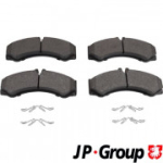 Piduriklotsi komplekt, ketaspidur JP GROUP 1163601610