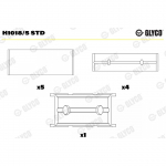 V&auml;ntv&otilde;lli laager GLYCO H1018/5 STD
