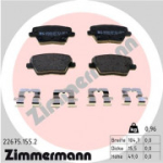 Piduriklotsi komplekt, ketaspidur ZIMMERMANN 22675.155.2