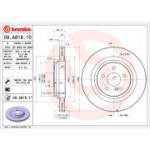 Piduriketas BREMBO 09.A818.11