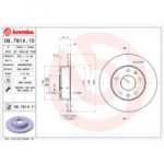 Piduriketas BREMBO 08.7814.11