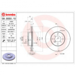 Piduriketas BREMBO 09.9350.10