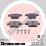 Piduriklotsi komplekt, ketaspidur ZIMMERMANN 24563.165.1