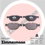 Piduriklotsi komplekt, ketaspidur ZIMMERMANN 25045.200.1