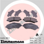 Piduriklotsi komplekt, ketaspidur ZIMMERMANN 24604.180.1