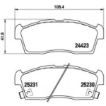 Piduriklotsi komplekt, ketaspidur BREMBO P 61 108