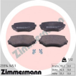 Piduriklotsi komplekt, ketaspidur ZIMMERMANN 23314.145.1