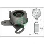 Pingutusrull, hammasrihm INA 531 0118 20